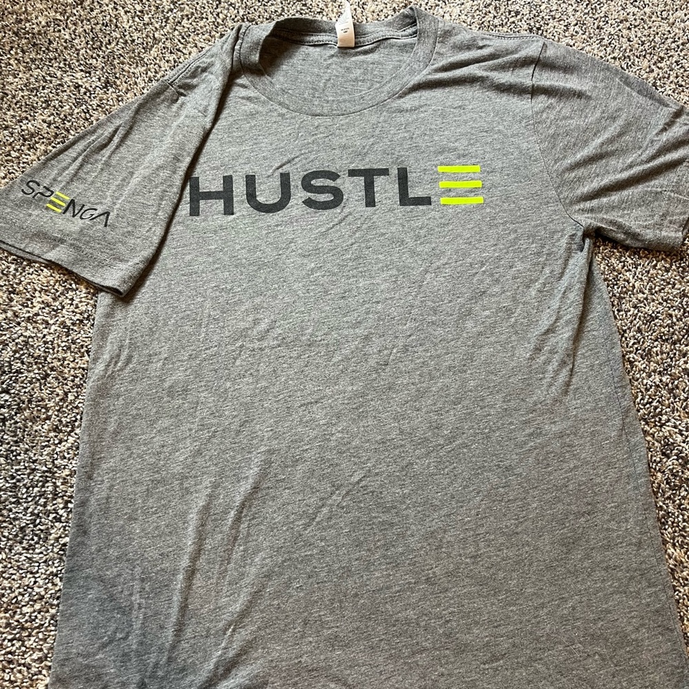 SPENGA Hustle tshirt. Size small.